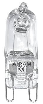 230V, 42W, 625lm, G9, 2800K, 13x42mm, 2pcs Halogen lamps Airam