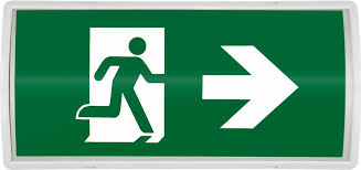 6.5W, 90lm, Combo LED Nödbelysning, IP65, 140x290mm, Led Turvavalo