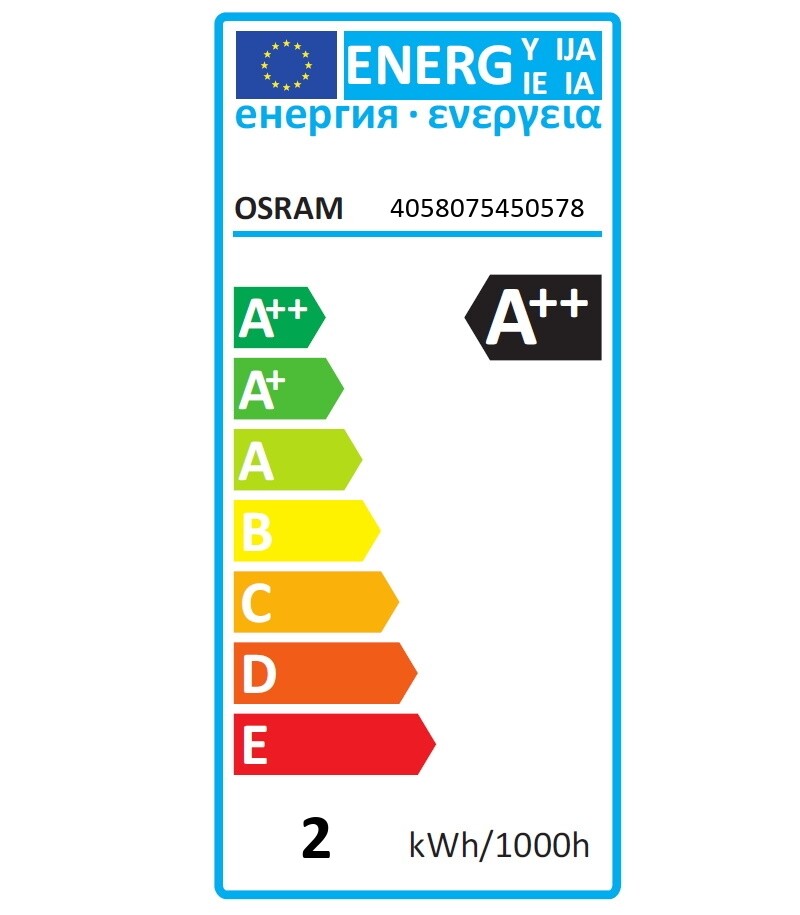 1.5W, 136lm, Retrofit Star Classic, E14, 2700K, 45x77mm, Led lamppu Ledvance
