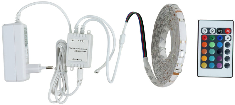 7.2W/m, LED Strip Power 24V IP20 RGB, LED Strip Airam 