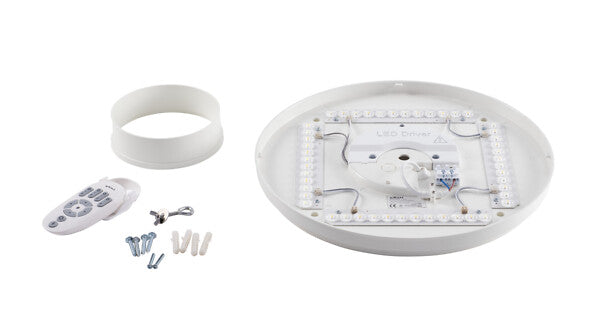 22W, 1600lm Gaia Slim R IP20, 2700K-6500K, 400mm, Dimmable LED Plafondi Airam 