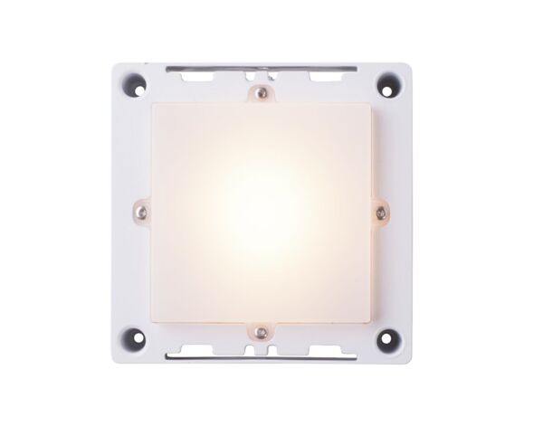 8W, 500lm, SaunaLED, 2700K, IP65, 270x268x66mm Himmennettävä Saunavalaisin Airam