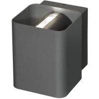 14W, 860lm, Näsby II, 2x7W/2x430lm, IP54 White and Anthracite, LED Wall Lamp Airam