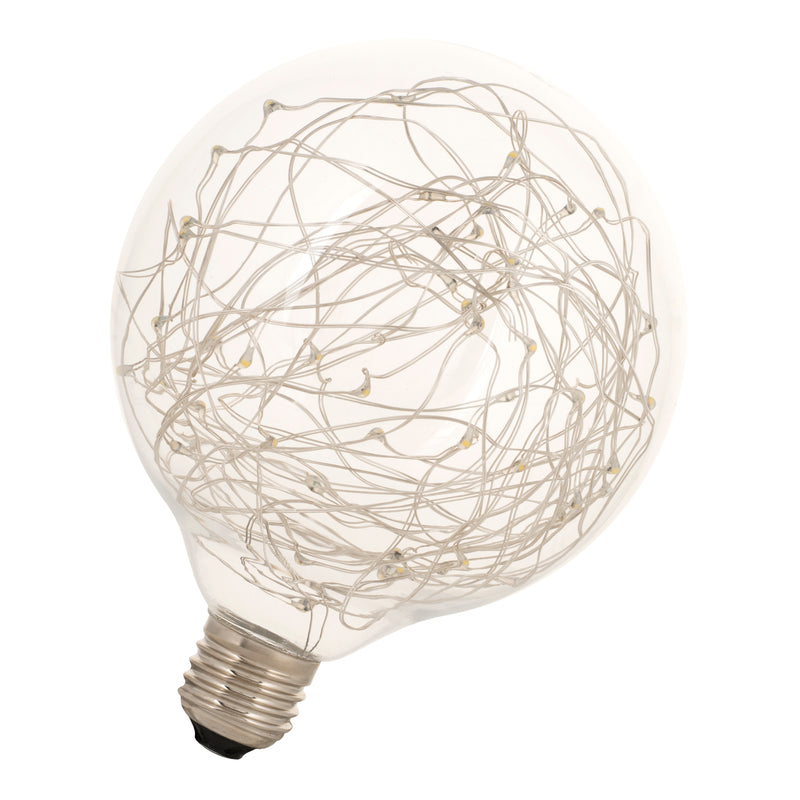 1.5W, 80lm, WireLED Très Chic Globe, G125, E27, 2500K, 125x165mm, LED lamp