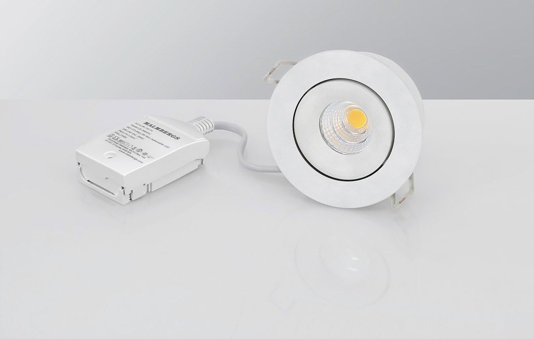 6W, 470lm MD-70 IP44, 2700K, 39x90mm, LED downlight