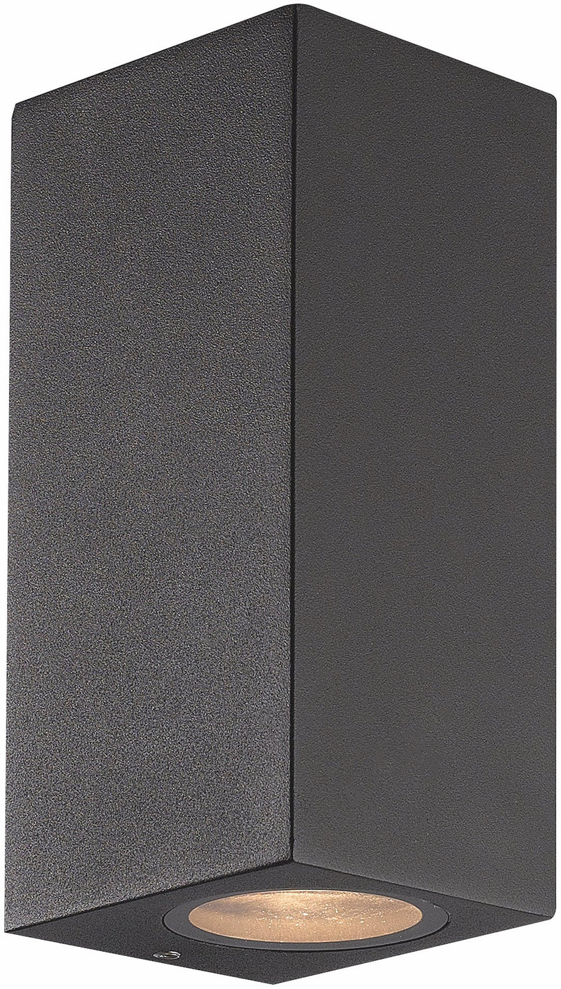 Ume 2x6W Lamp frame for GU10 bulb IP65, Dark grey, Silver and White