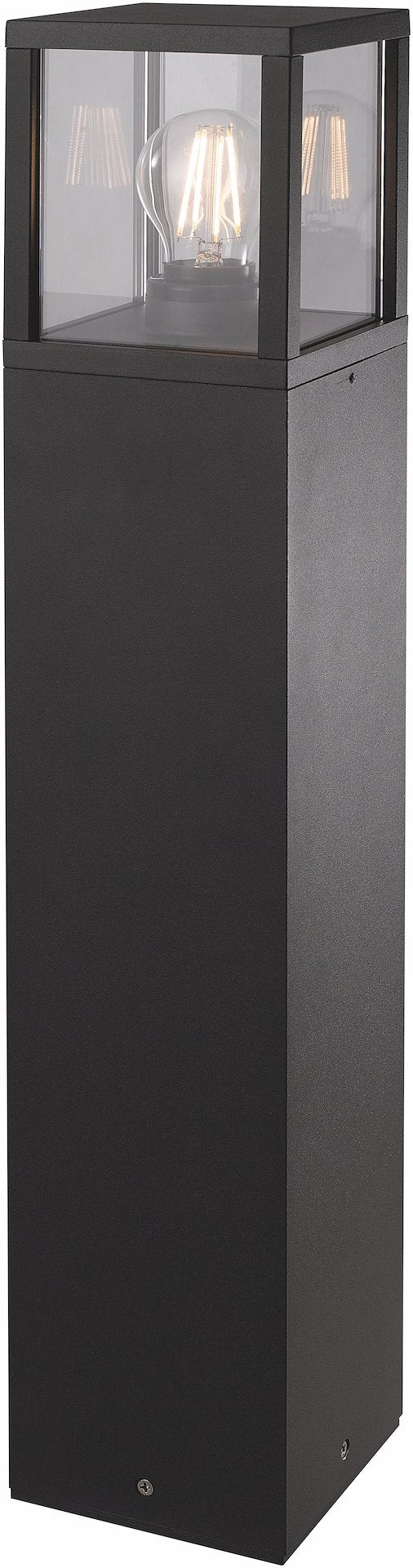 Bore Pollarivalaisinrunko IP54, E27 Lampulle MAX 15W, Tummanharmaa ja Hopea