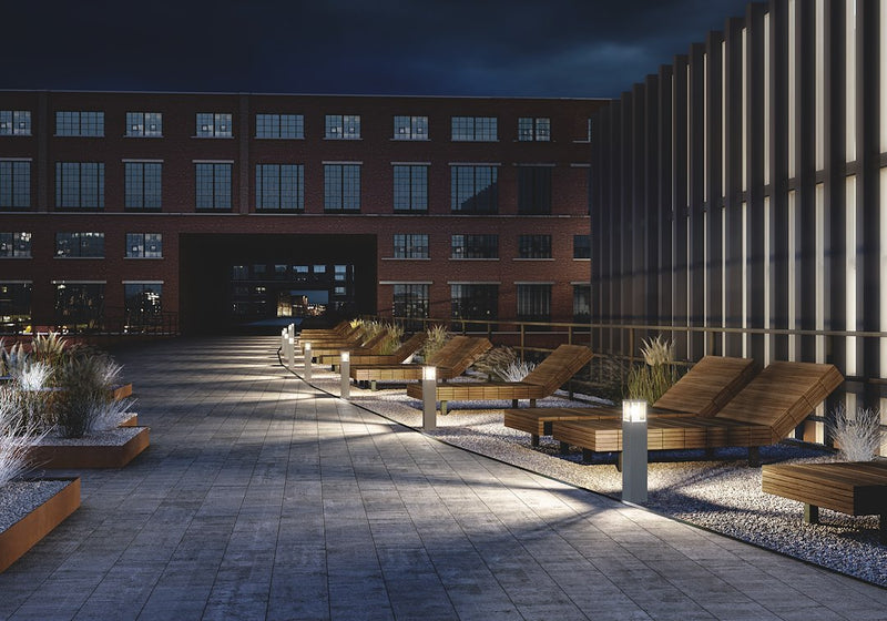 Bore Pollarivalaisinrunko IP54, E27 Lampulle MAX 15W, Tummanharmaa ja Hopea