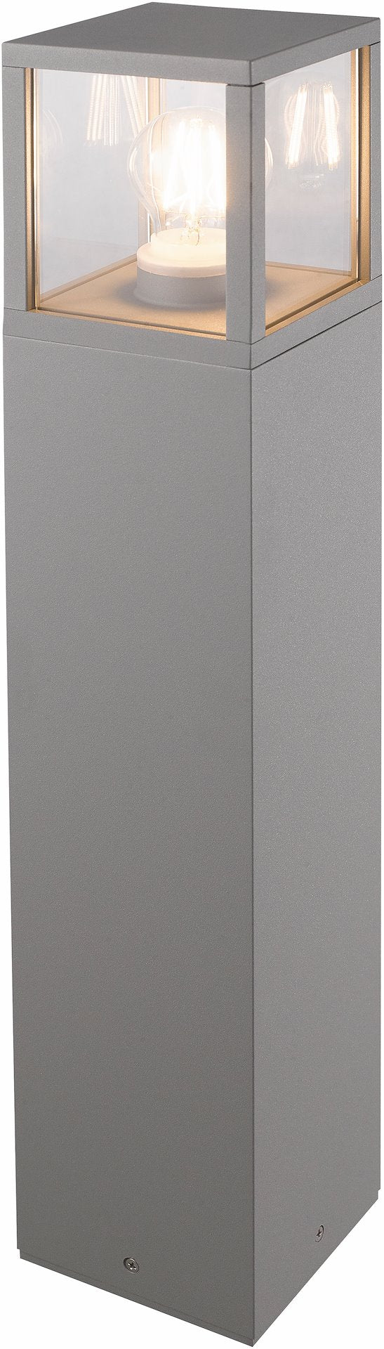 Bore Pollarivalaisinrunko IP54, E27 Lampulle MAX 15W, Tummanharmaa ja Hopea