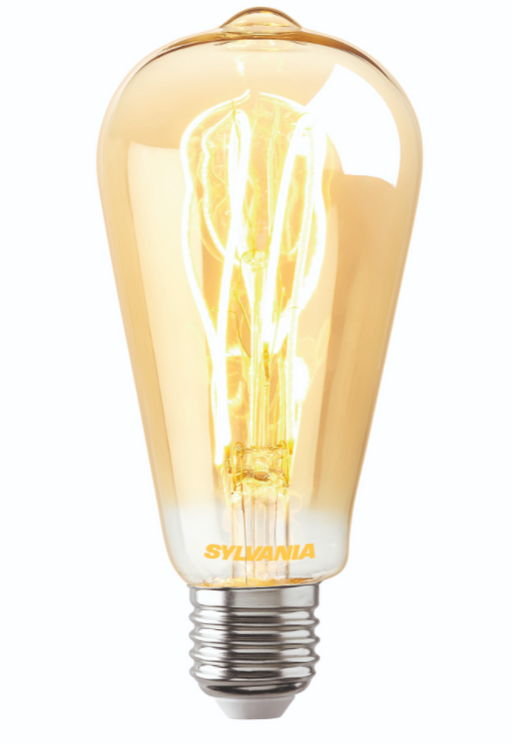 5.5W, 250lm, ToLEDo Vintage DIM ST64, E27, 2000K, LED-lamppu -Sylvania - Lumenled Oy