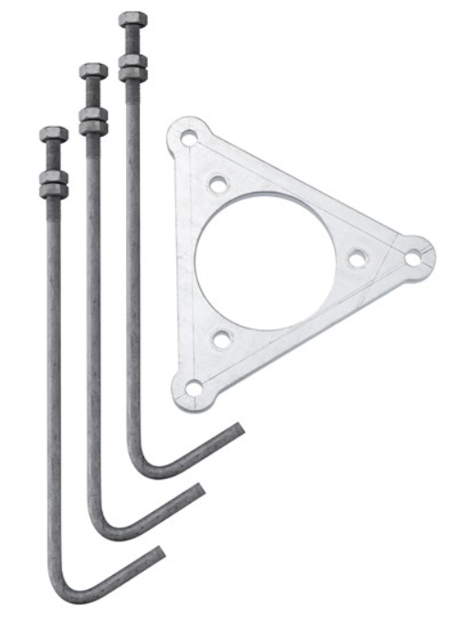 Sylvania Start Bollard Asennusrauta betonivaluun - Lumenled Oy