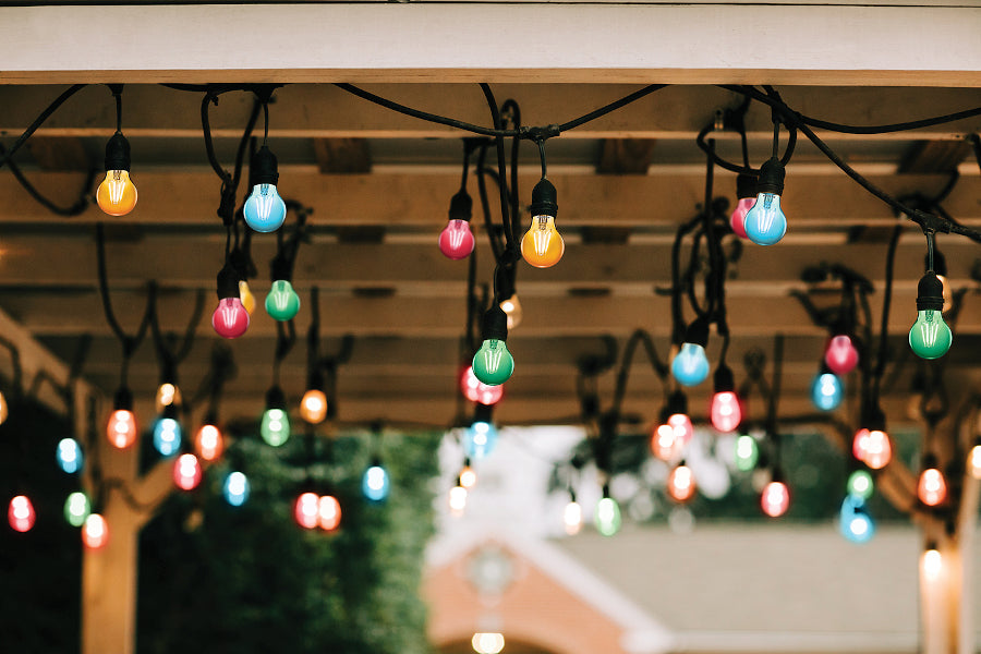 4,1W, 80lm, ToLEDo Festoon Chroma, E27, IP54, 60x106mm, Sininen LED-lamppu Sylvania