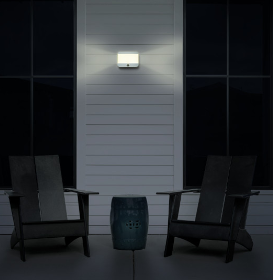 1,1W, 25lm Wall Square Sense PIR 4000K LED-valaisin -Sylvania - Lumenled Oy