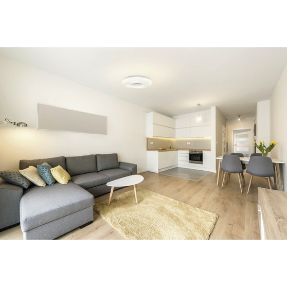 34W, 3200lm Smart+ WiFi Orbis Cromo Tunable White IP20, 500mm Harmaa LED Älykattovalaisin Osram