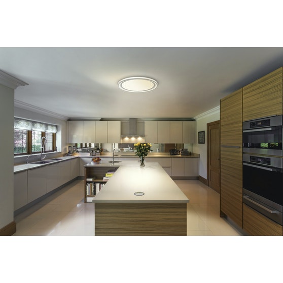 34W, 3200lm Smart+ WiFi Orbis Frame Tunable White IP20, 495mm white LED Smart ceiling lamp Osram